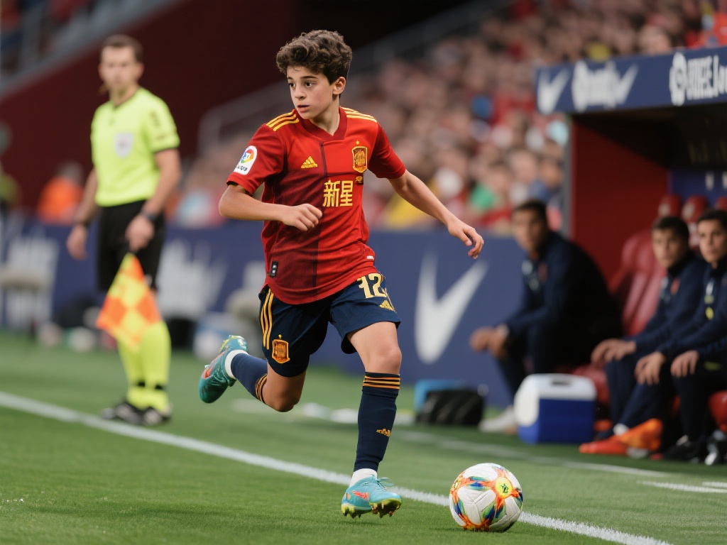 亚马尔替补神奇6过人 创西甲本赛季纪录 作为一名年仅16岁的西班牙新星,亚马尔并